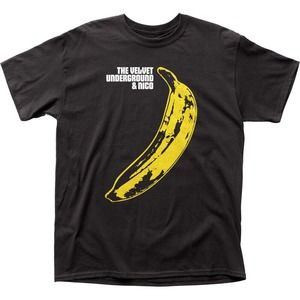 Velvet Underground Banana T Shirt Rock N Roll Band Retro Tee